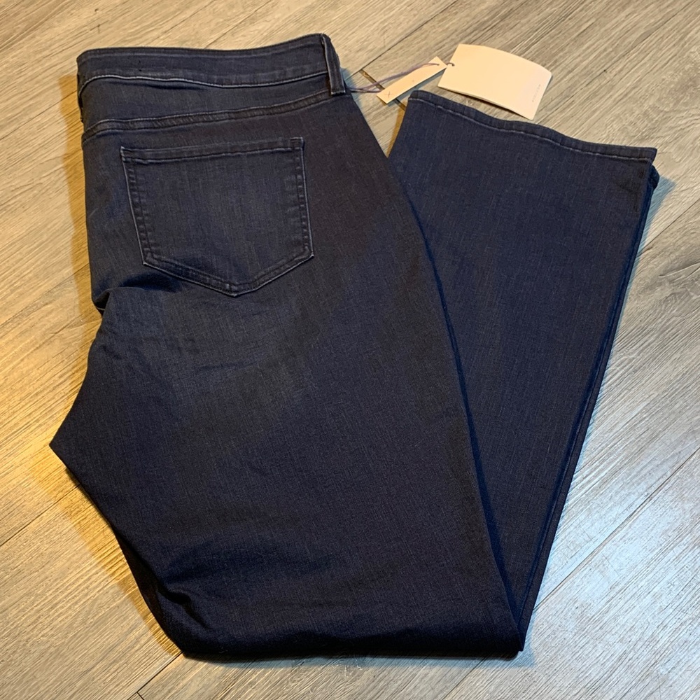 NYDJ Barbara Bootcut Lift/Tuck Technology Stretch Dark Wash Jeans NWT size‎ 16W